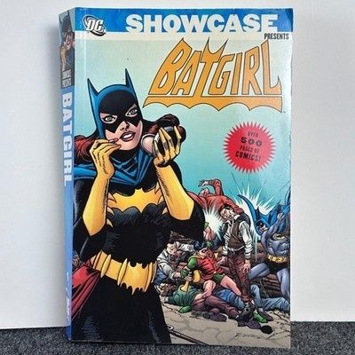 Vintage Batgirl Showcase comic book displayed upright on a surface